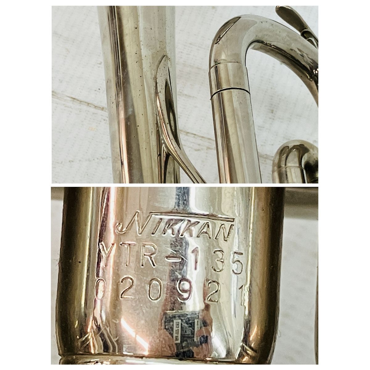 NIKKAN ニッカン YTR-135 トランペット 管楽器 音楽 演奏 中古