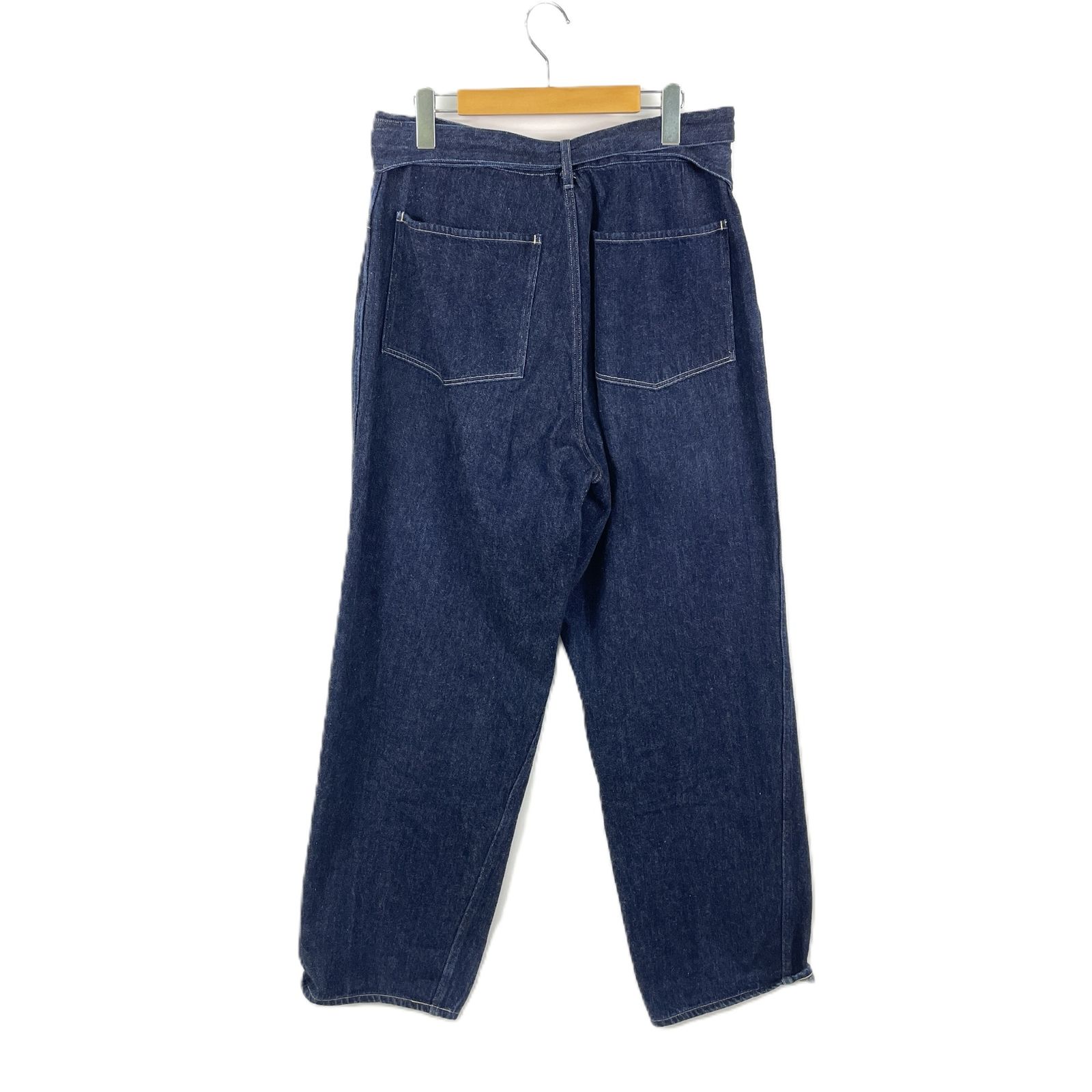 COMOLI コモリ 23/SS X01-03001 デニムベルテッドパンツ ジーンズ 