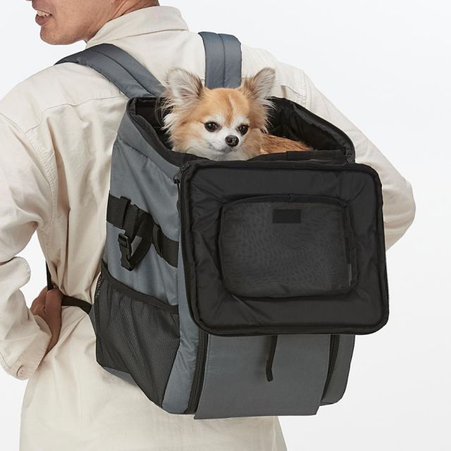OGK技研 オージーケー技研 PET-001 サイクルポーターリュック 3way ペットリュック チャコール