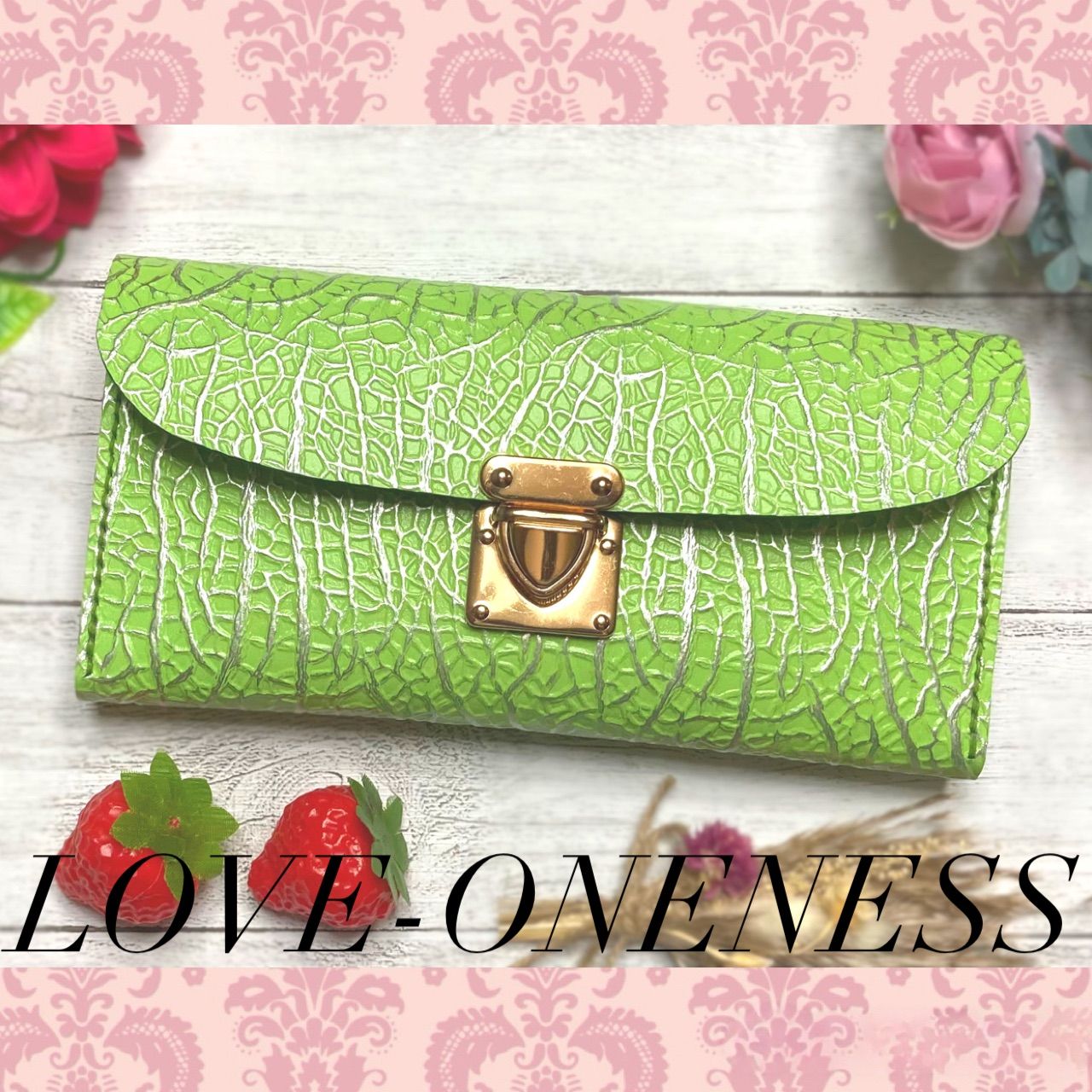 ❤️【完璧メロン♪】高級感×シンプルデザインの大人オシャレで超可愛い総本革長財布♪ ❤️【完璧メロン♪】高級感×シンプルデザインの大人オシャレで超