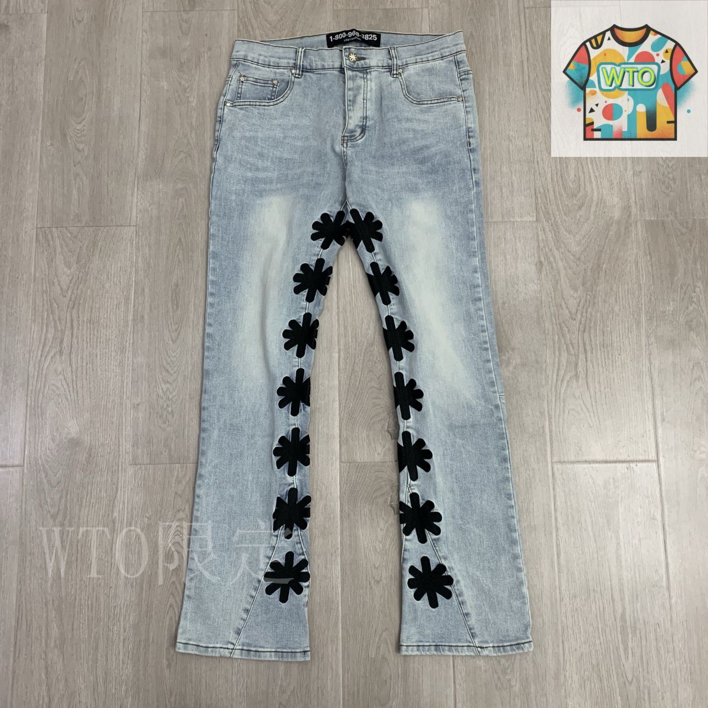今日特価】LOSTSHDWS LOGO JEANS デニムロングパンツ-WTO輸入