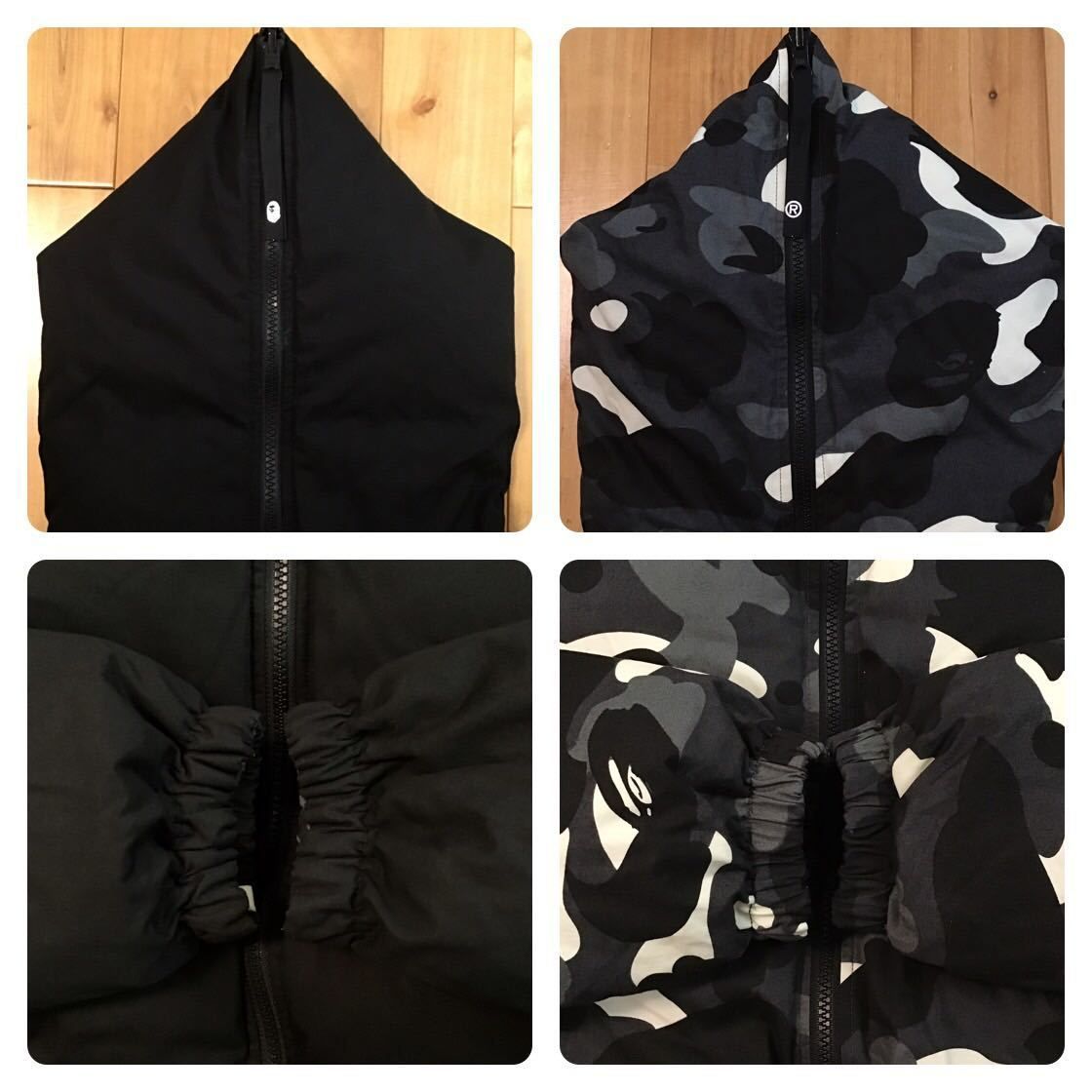 ☆蓄光☆ リバーシブル ダウンジャケット Lサイズ city camo a bathing
