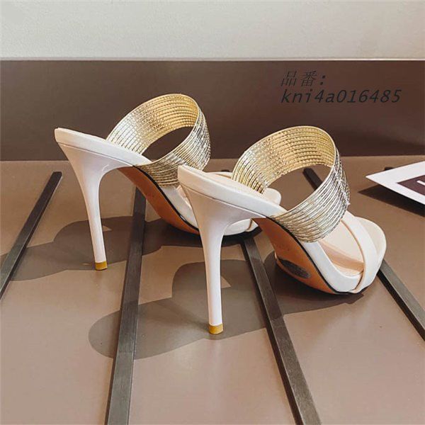 お買い得特価商品。 サンダル パーティー 美脚 ハイヒール パーティーサンダル ピンヒール 普段履き おしゃれ ヒール10CM さんだる カジュアル バックジップ kni4a016485