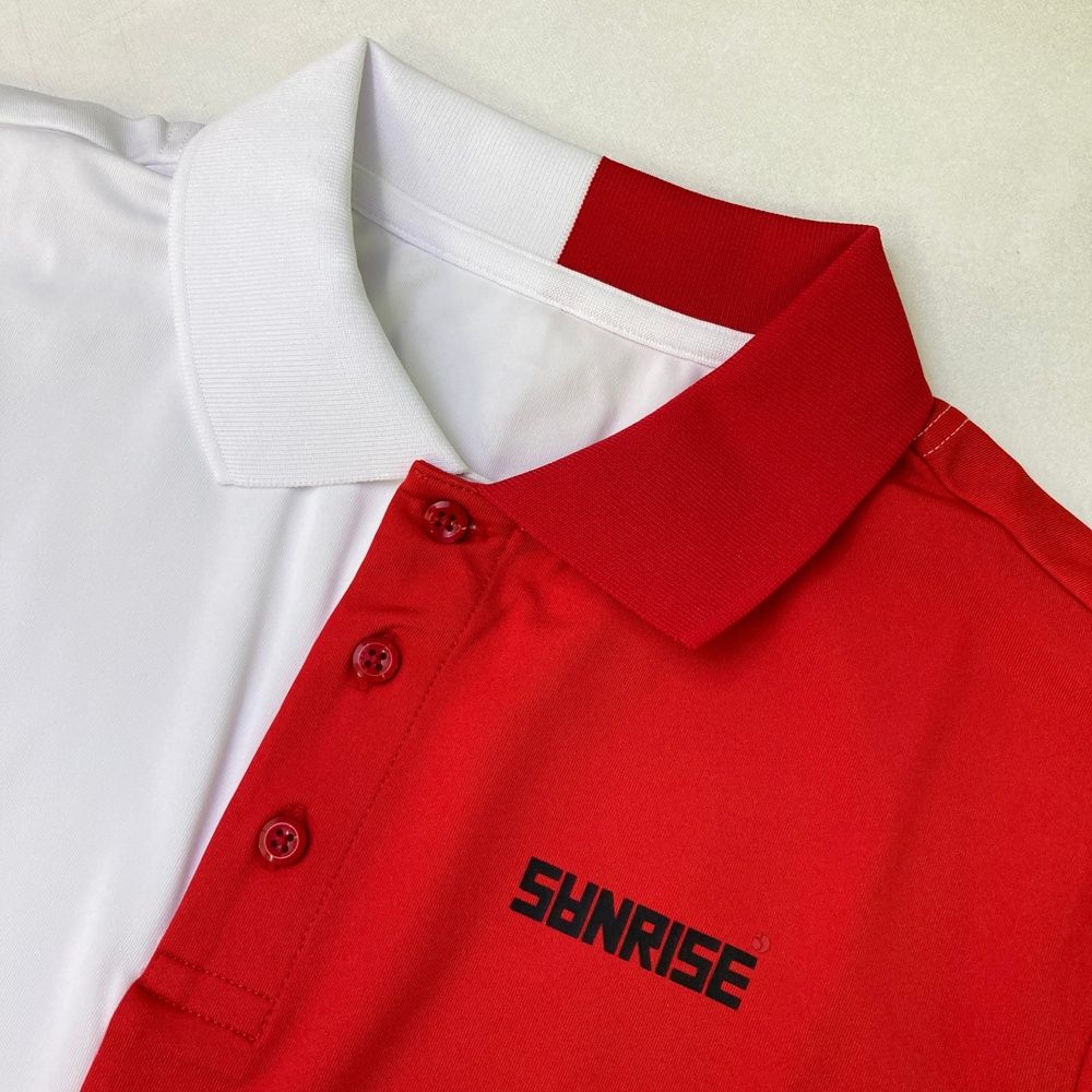 サイズ：L SANRISE サンライズ 半袖ポロシャツ レッド系 [240101488147