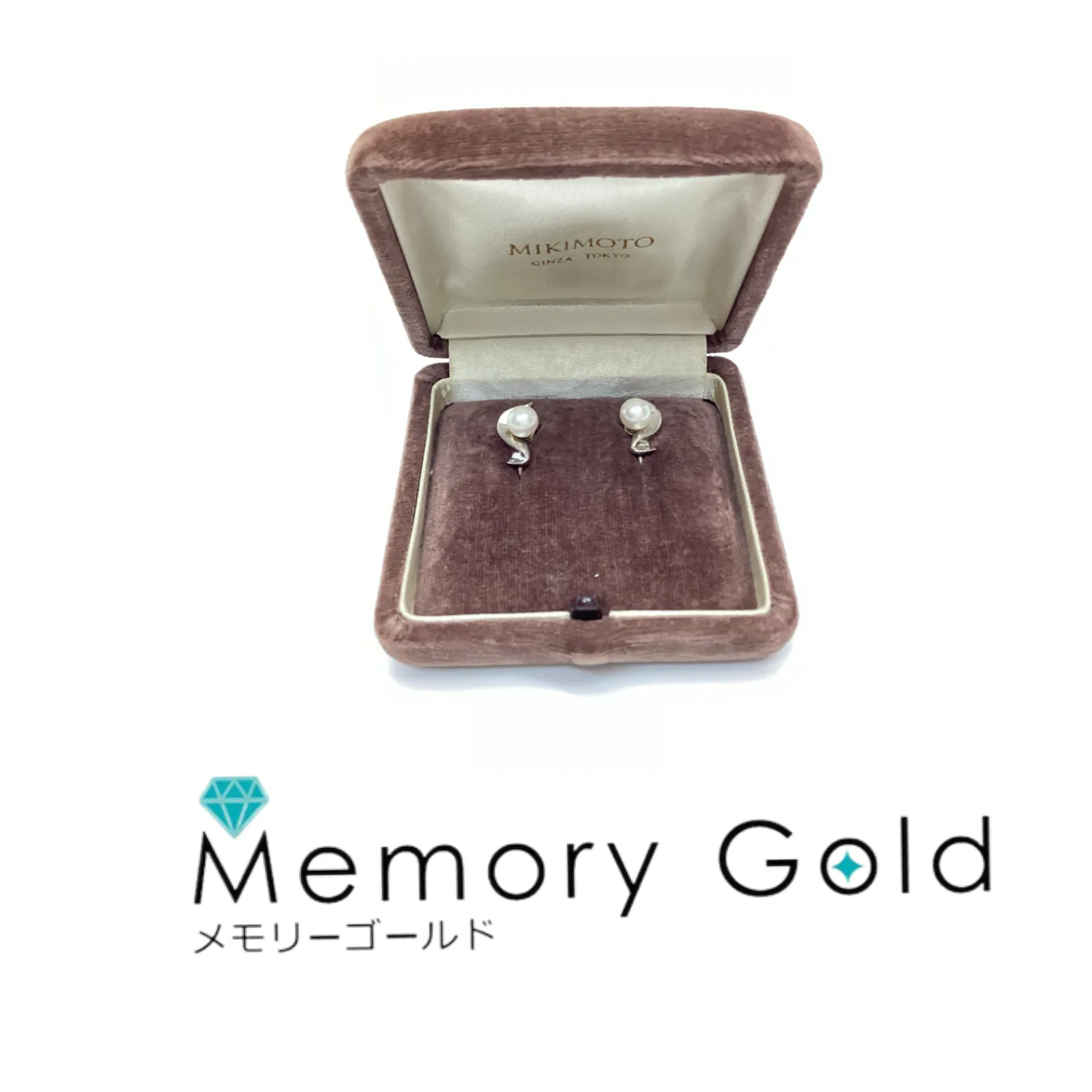 ★MIKIMOTO ミキモト　6.7mm玉パール　シルバーイヤリング 約3.97ｇ