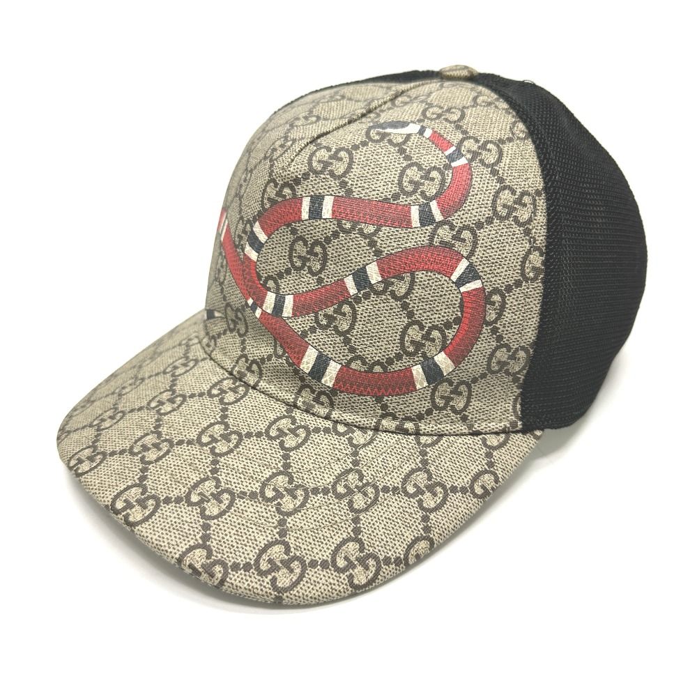 GUCCI グッチ キャップ スネーク プリント 426887 GGスプリーム