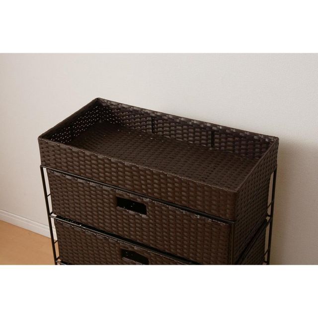 萩原 Hagihara RAN-2413DBR ランドリー 新生活 インテリア 家具おしゃれ NEXPOTALLINN_EU