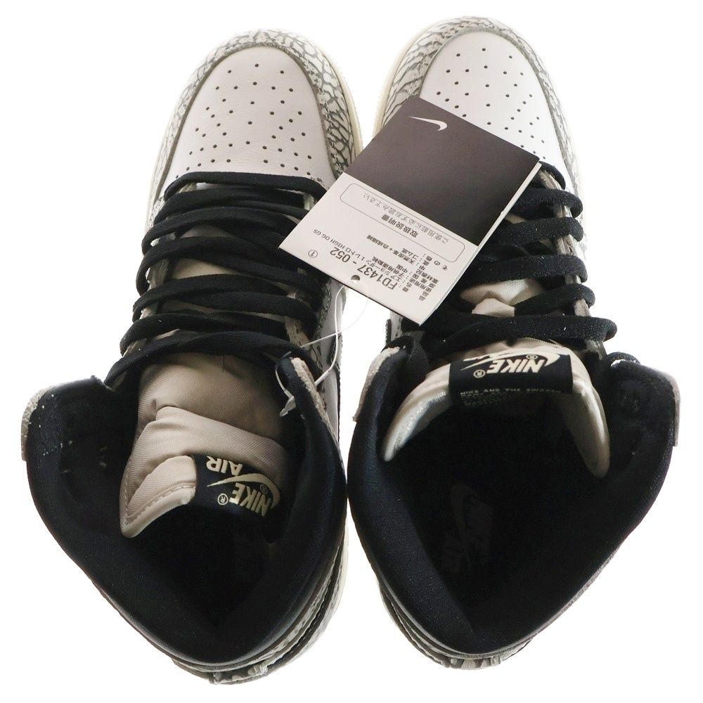 NIKE (ナイキ) GS AIR JORDAN 1 HIGH OG White Cement エア