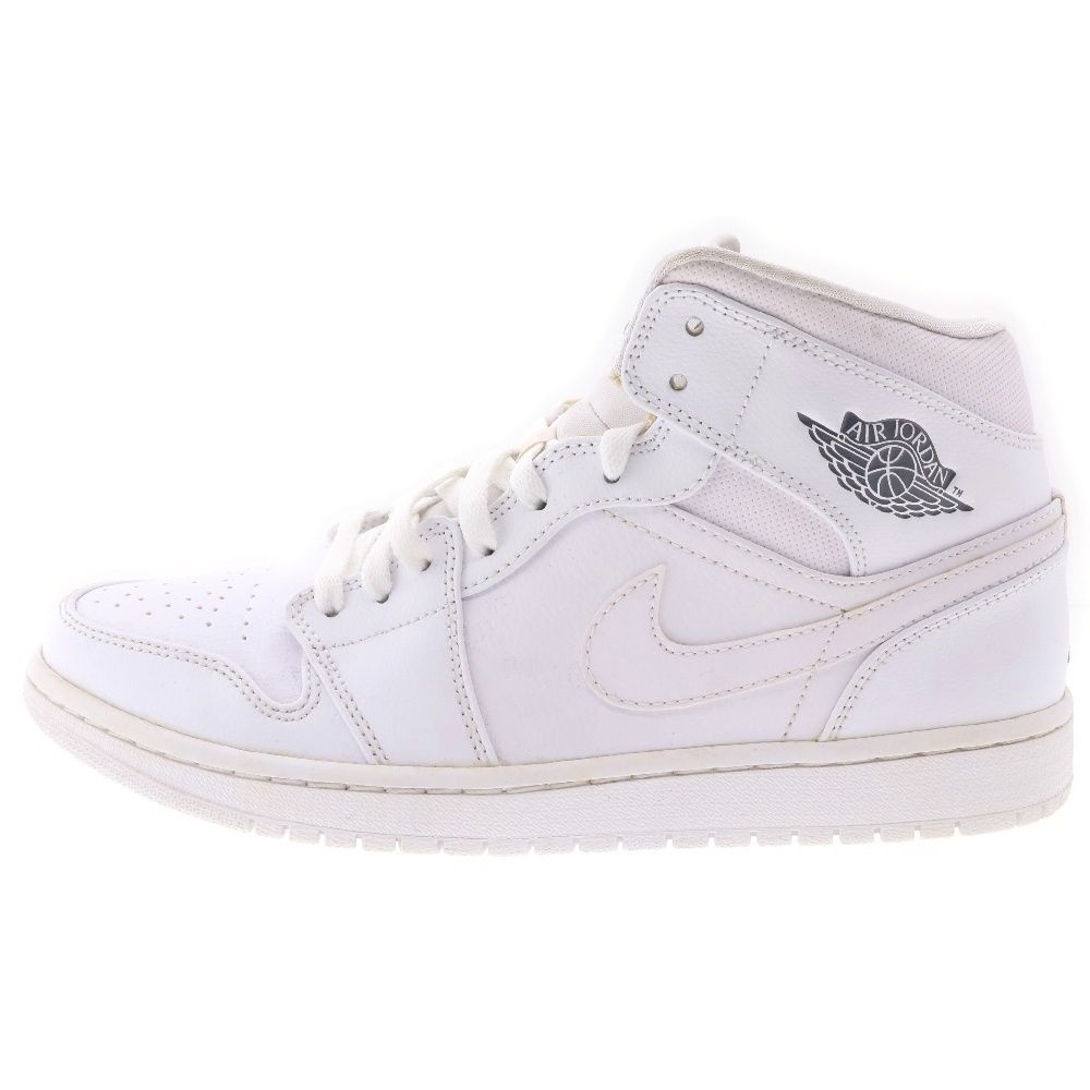 NIKE (ナイキ) AIR JORDAN 1 RETRO MID WHITE COOL GREY エア 