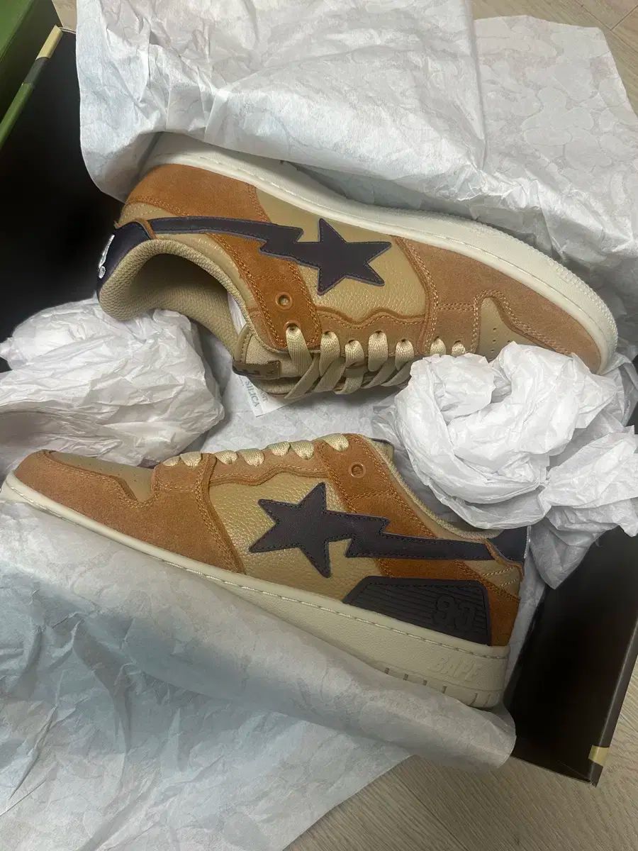 Bape べイプスター ベージュ 250