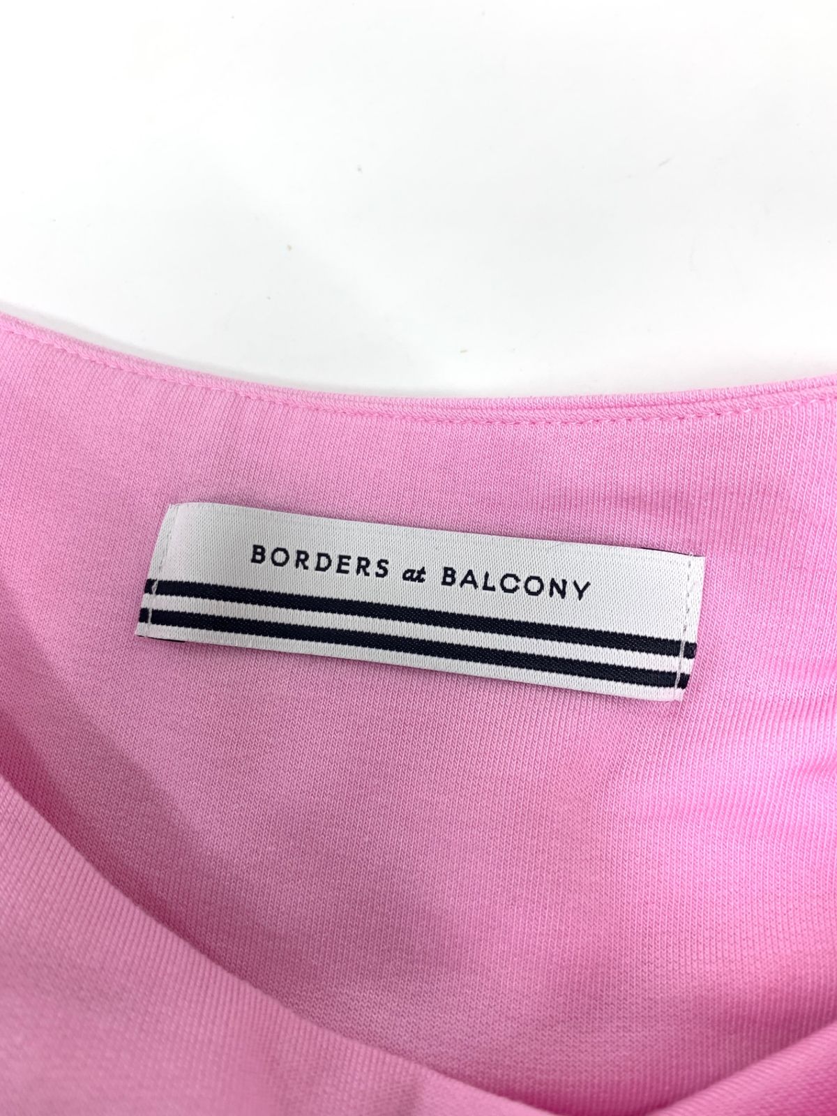 ボーダーズアットバルコニー　ウール　ロングワンピース　ティアード　ワッペン ボーダーズアットバルコニー ウール ロングワンピース ティアード