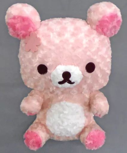 桜リラックマ　コリラックマ　ローズボアぬいぐるみ ぶらさげぬいぐるみ（コリラックマ） / 桜リラックマテーマ