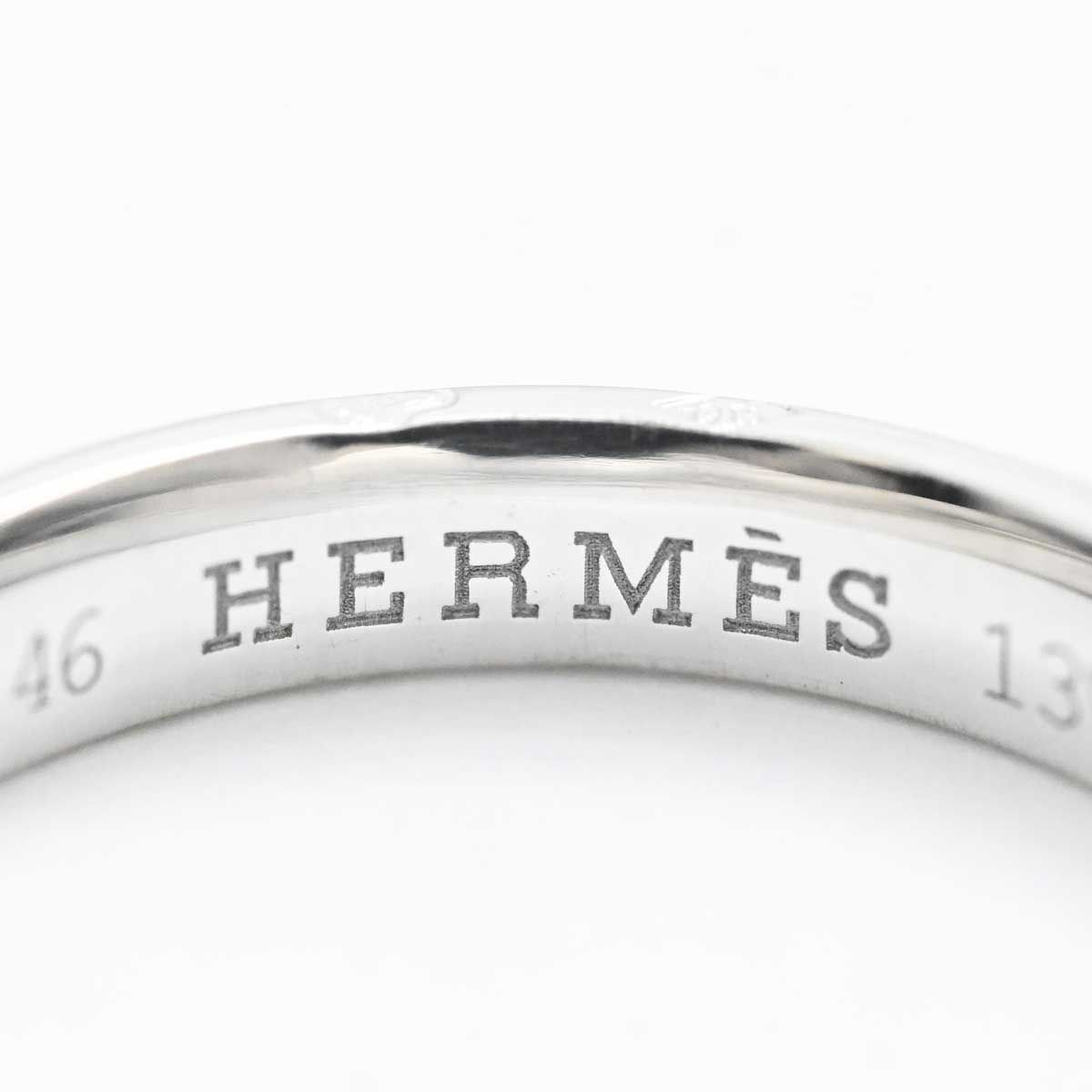 3122) 【エルメス】 エルメス HERMES 750WG ホワイトゴールド アン