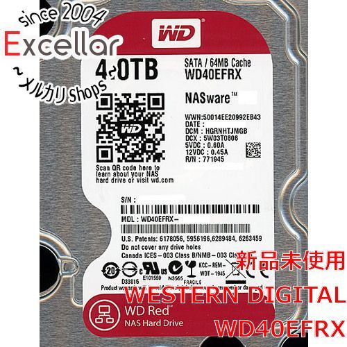 bn 6 Western Digital製HDD WD40EFRX 4TB SATA600