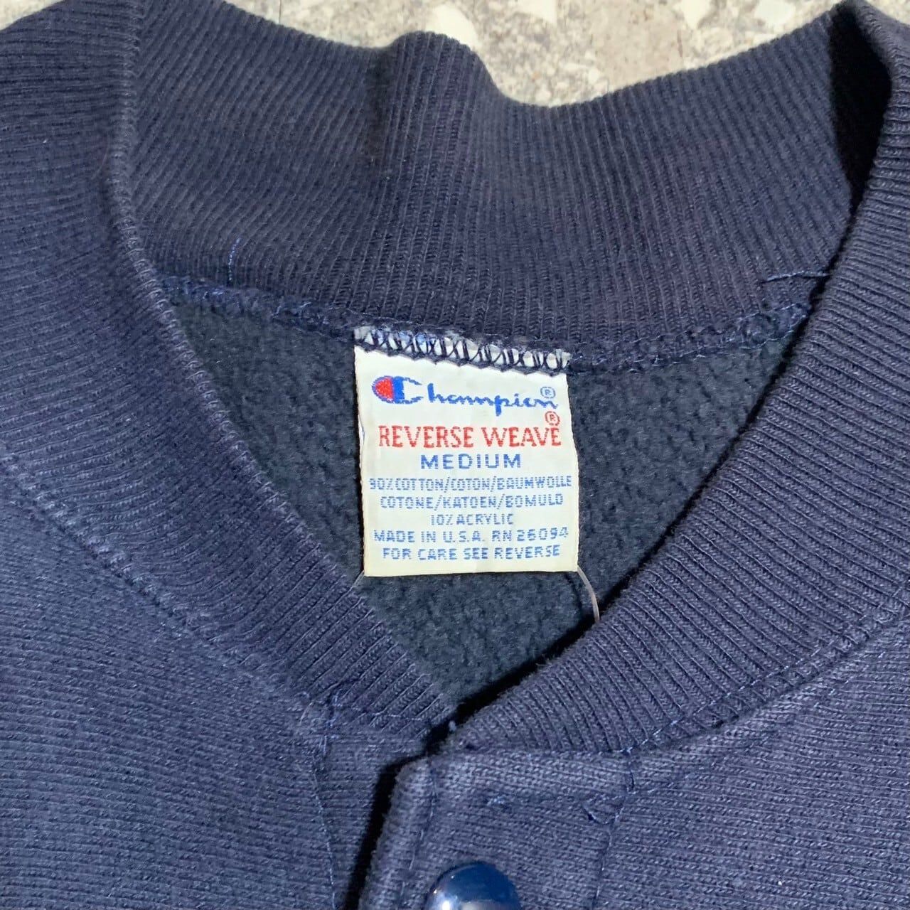 B15】90s Champion reverseweave Snap button Sweatshirts/1990年 