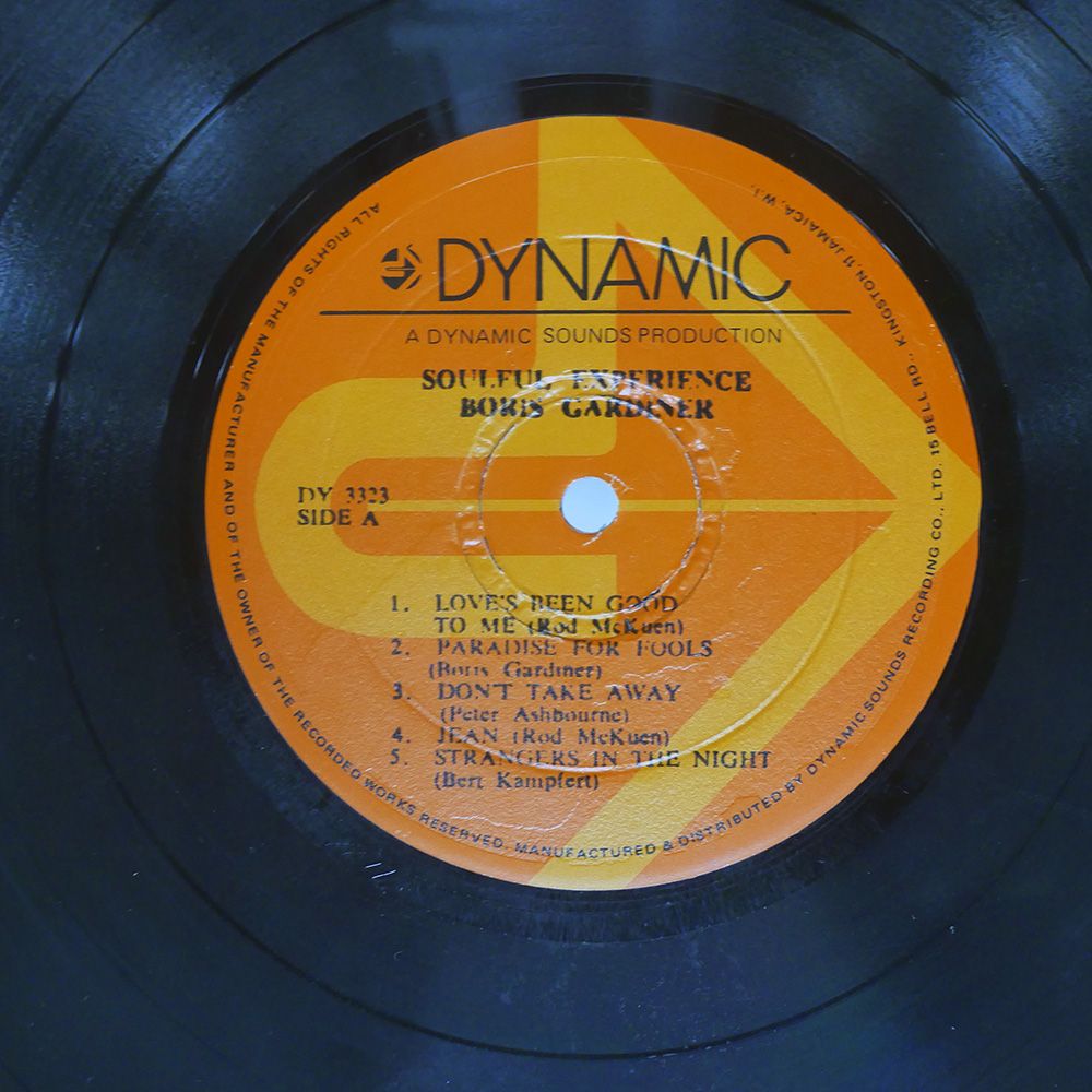 ジャマイカ盤 BORIS SOULFUL DYNAMIC SOUNDS DY 3321 LP 洋楽 レコード CD DVD ブルーレイ