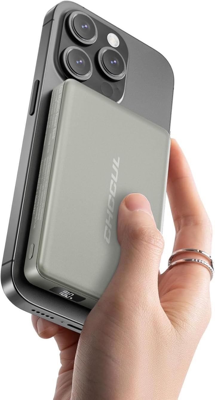 CHCCUL 互換品 Qi2モバイルバッテリー MagSafe対応 10000mAh大容量