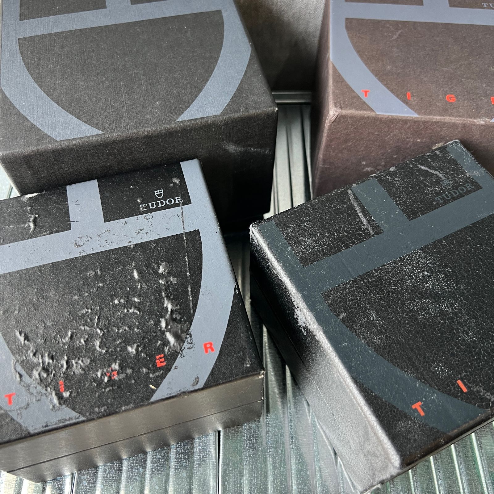 チューダー TUDOR 空箱 時計ケース BOX JUNK 劣化あり 2Pセット