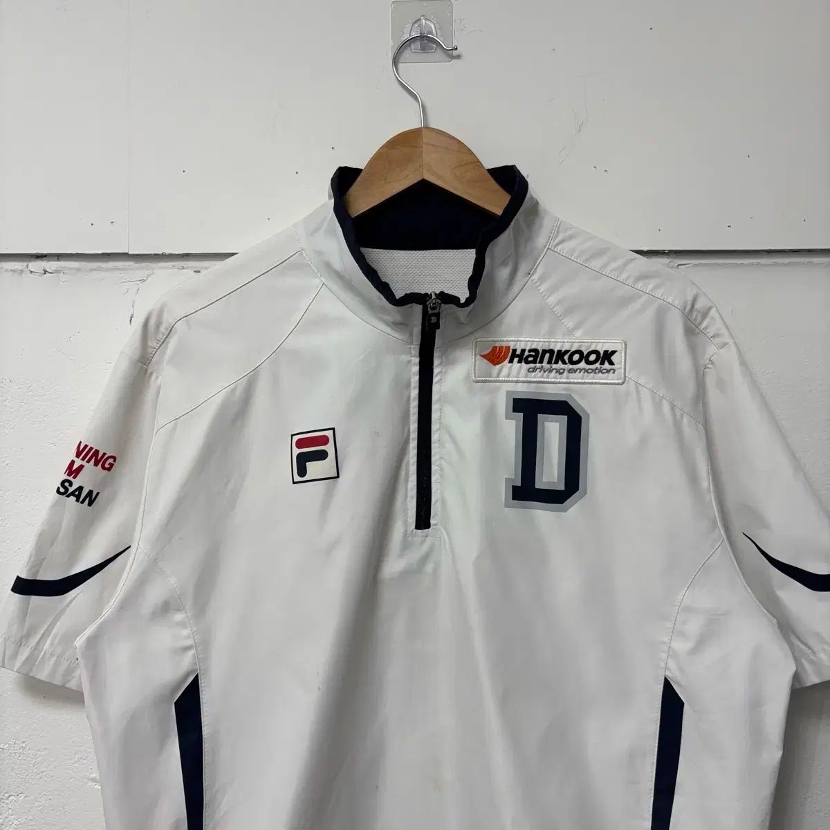 FILA フィラ 斗山ベアーズ ハーフジップ ウォームアップ