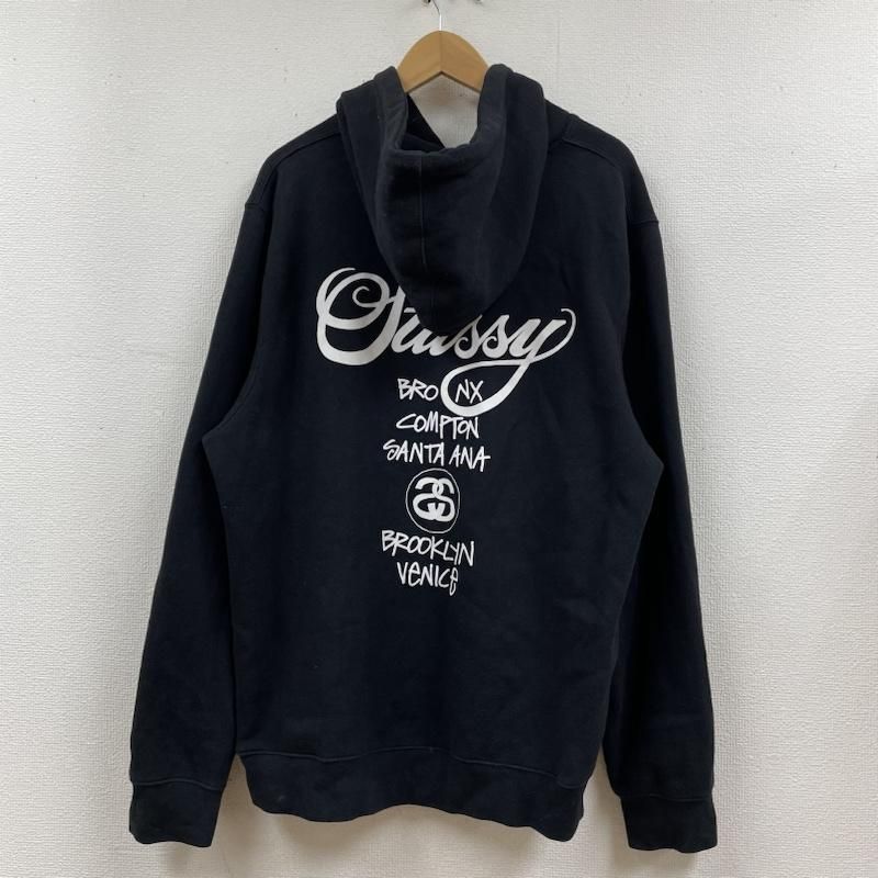 STUSSY ステューシー ロゴプリント 裏起毛 長袖 プルオーバー パーカー ステューシー STUSSY パーカー スウェット トレーナー プル