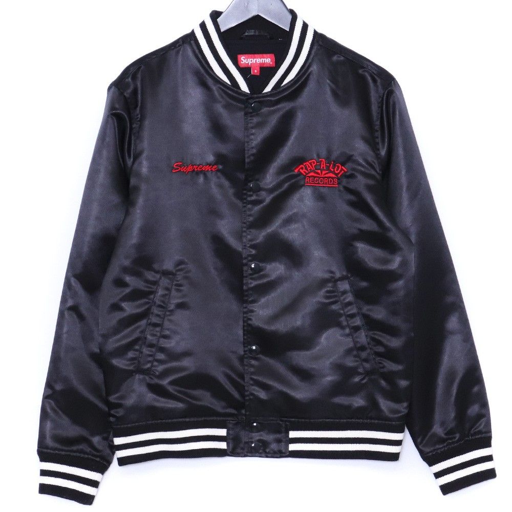 SUPREME Rap-A-Lot Record Satin Club Jacket Sサイズ ブラック