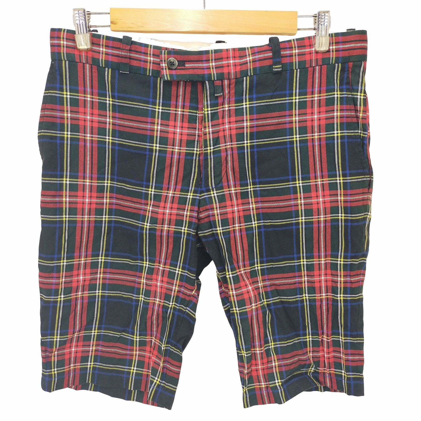 ランドオブフリーダム LAND OF FREEDOM タータンチェック柄ハーフパンツ メンズ  L