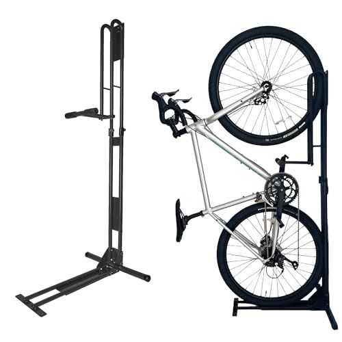 サイクルロッカー CycleLocker 縦置き ロードバイク ペダルで固定 自転車スタンド クランクストッパースタンド BLACK CS 650