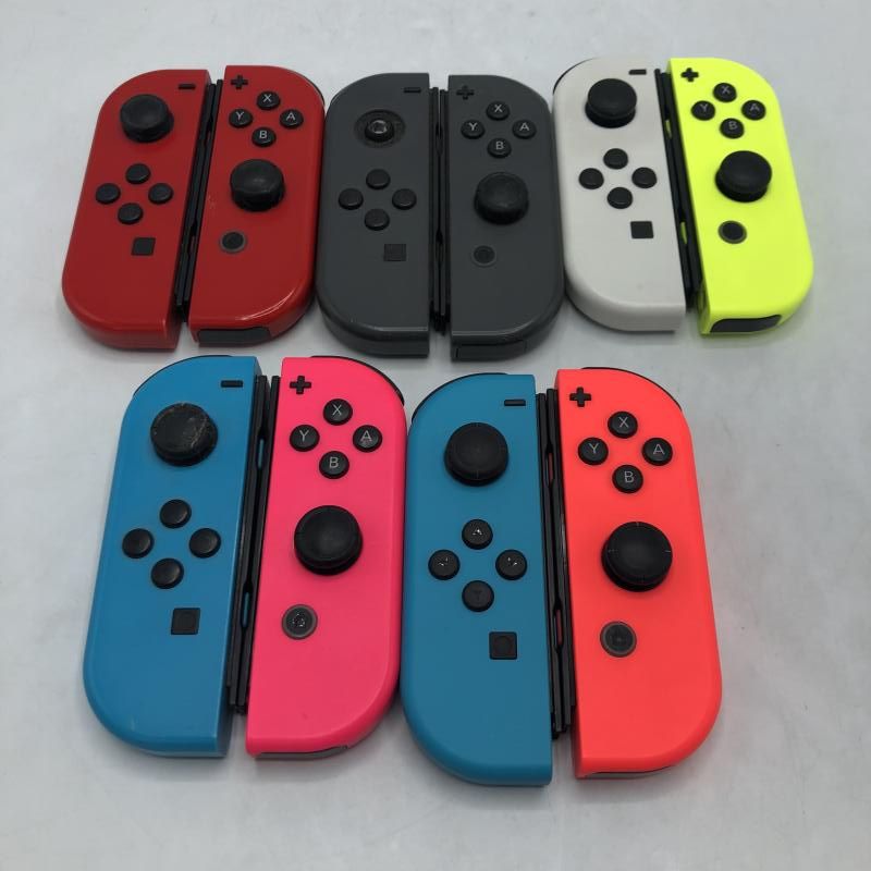 ｹﾞｰﾑOP ｼﾞｬﾝｸ ﾆﾝﾃﾝﾄﾞｰSwitch Joy-Con|L･Rまとめ10個ｾｯﾄ|動作未保証品 92