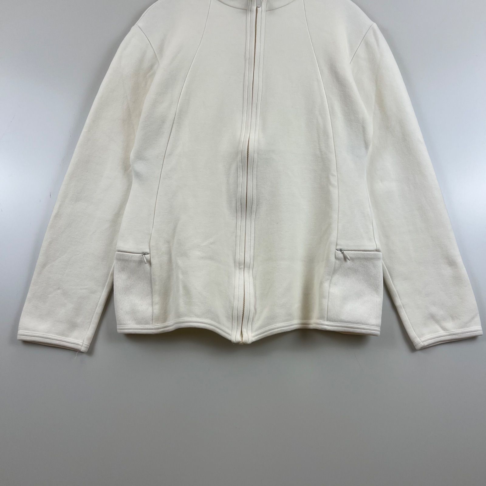 MARITHE FRANCOIS GIRBAUD 00s y2k archive WHITE zip jacket M マリテ