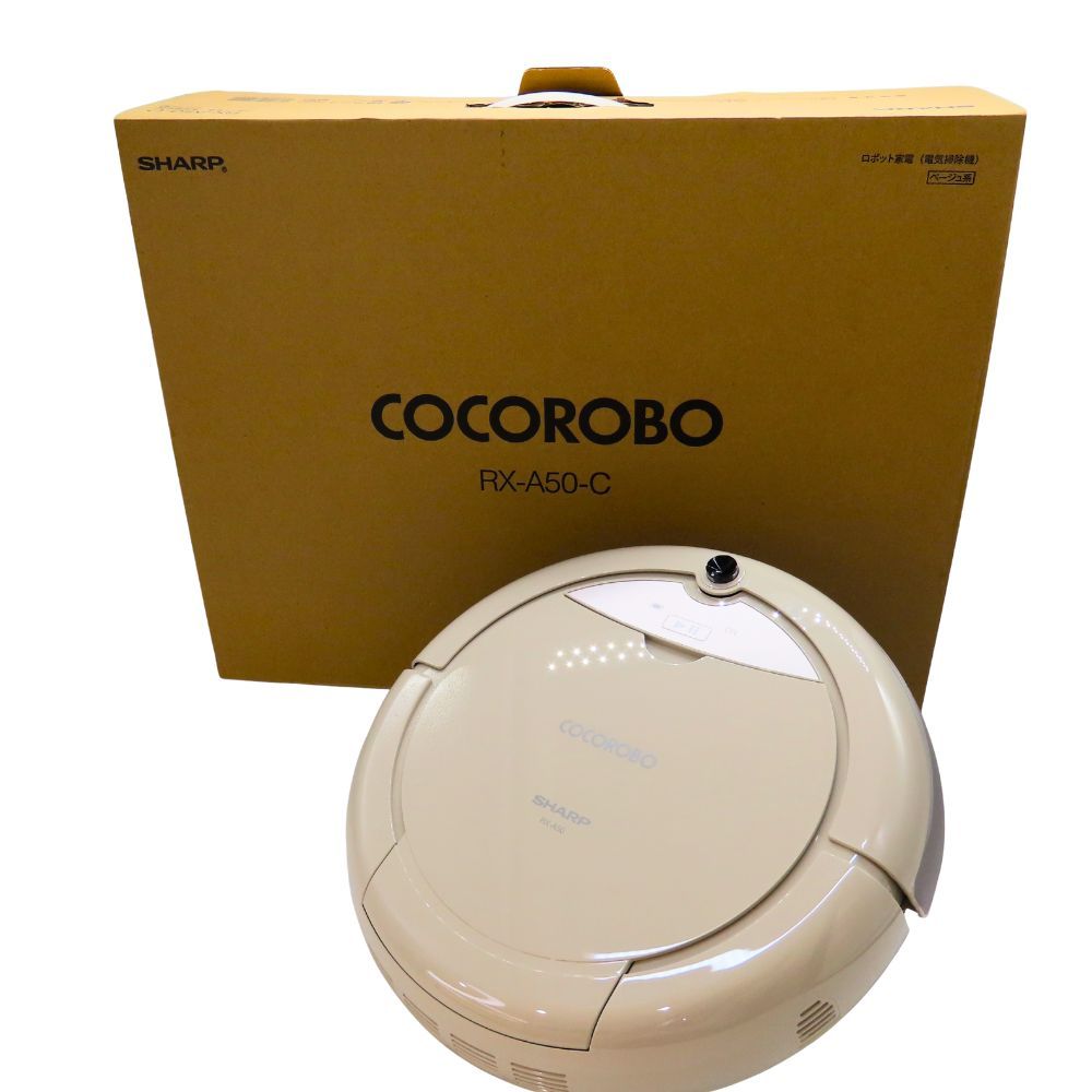 中古】 SHARP シャープ ロボット掃除機 RX-A50-C ベージュ系 2014年製 