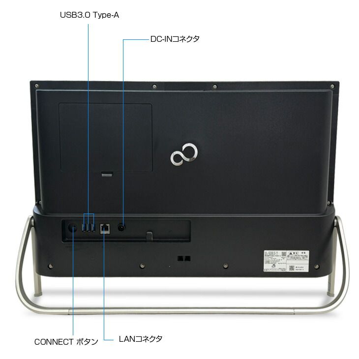 デスクトップパソコン 富士通 ESPRIMO WF1 D3 FMVWD3F17 一体型 Office Win11home キーマウス Core i7 9750H メモリ16GB SSD512GB HDD1TB カメラマルチ23.8型 BT VETTDRUCK_DE
