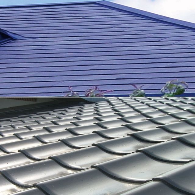 油性シリコン遮熱屋根用 新ぎん黒色