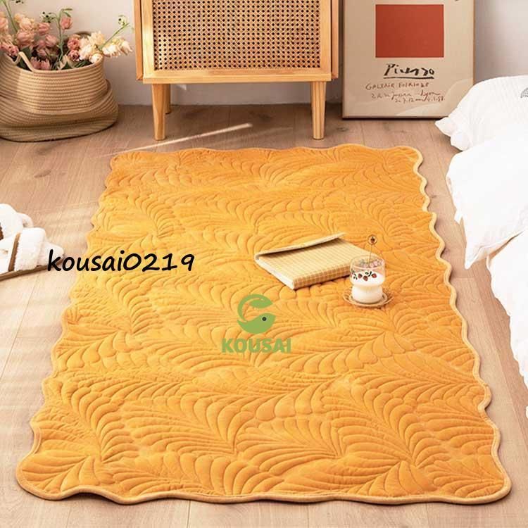 新品 本革ハンドメイド レザーラグマット 90×150 【公式通販】