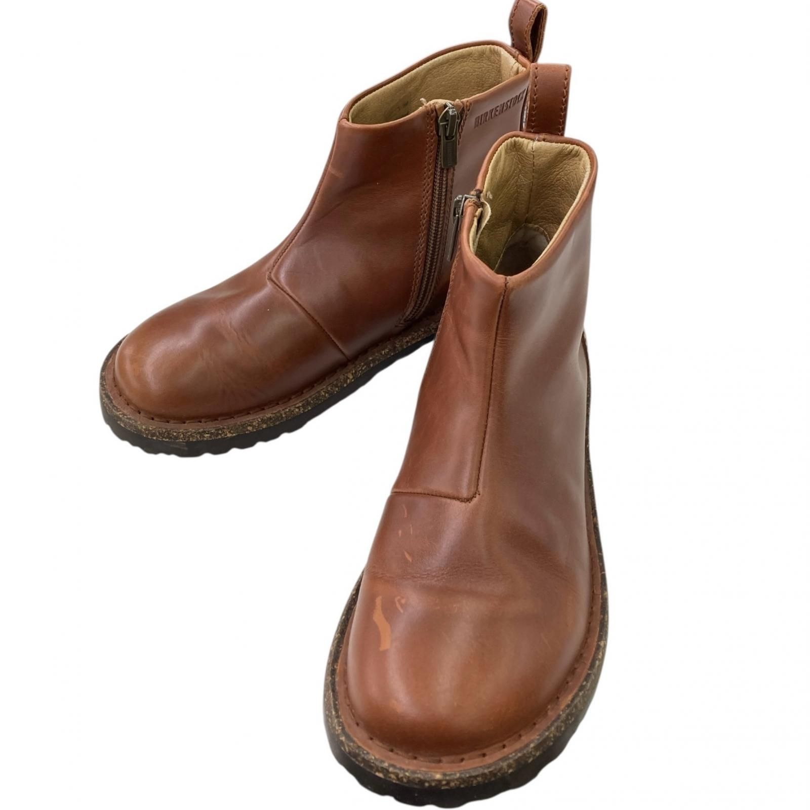 186000 BIRKENSTOCK ビルケンシュトック メルローズ ショートブーツ 23cm ブラウン レディース