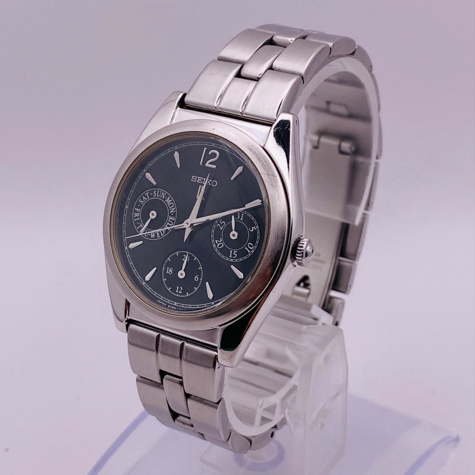 T230）良品 稼動品 SEIKO セイコー LUKIA ルキア トリプルカレンダー SSVB001 5Y89-0A10 人気 時計 レディース  ユニセックス - メルカリ