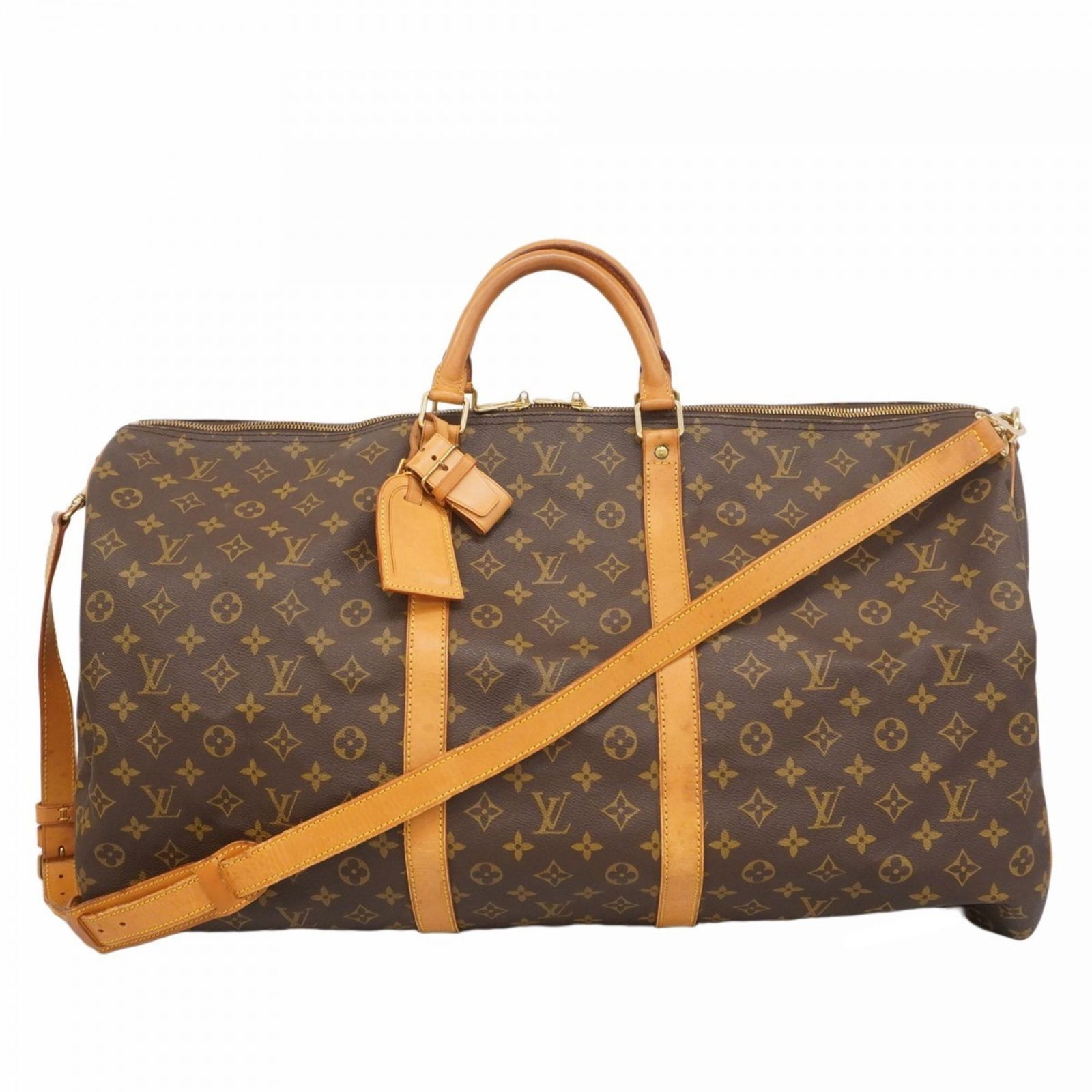ルイ ヴィトン Louis Vuitton ルイ ヴィトン ボストンバッグ モノグラム キーポルバンドリエール60 M41412 ブラウンメンズ レディース