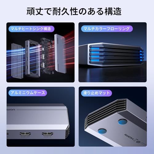 【新品】UGREEN 外付けキャプチャーBOX 4k HDR/OBS対応 Amazon.co.jp: UGREEN 4K@60Hz HDMI キャプチャーボード