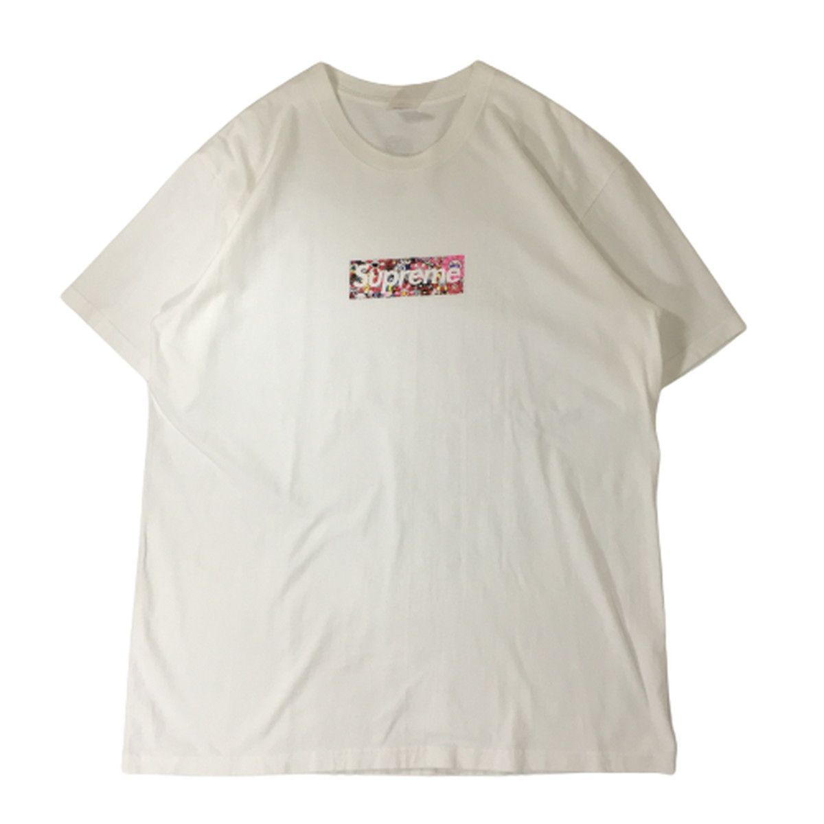 良品 Supreme シュプリーム 村上隆 KaikaiKiki COVID-19 Relief Box Logo Tee 20SS Tシャツ  ボックスロゴ L クリックポスト