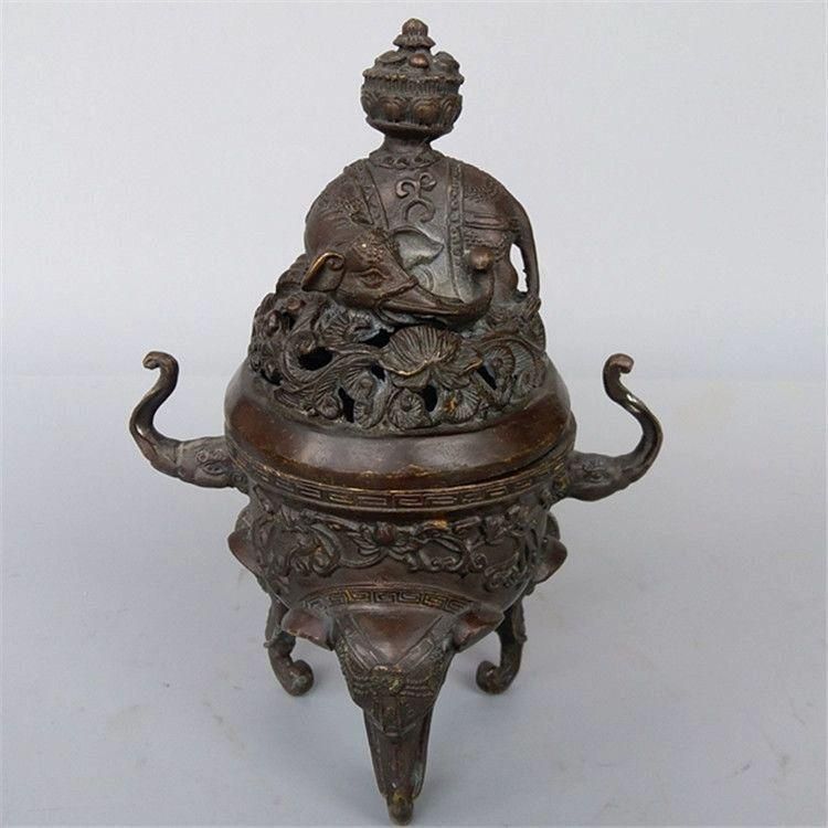 銅器 香炉 吉祥象薫香炉 仏堂香具茶台 置物 装飾品 工芸品 銅器 香炉 吉祥象薫香炉 仏堂香具茶台 置物 装飾品 工芸品 2025
