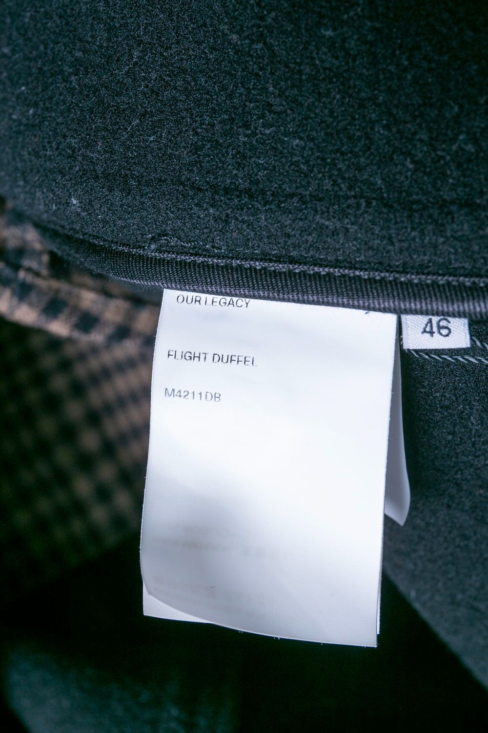 OUR LEGACY アワーレガシー ダッフルコートFLIGHT DUFFEL HEAVY