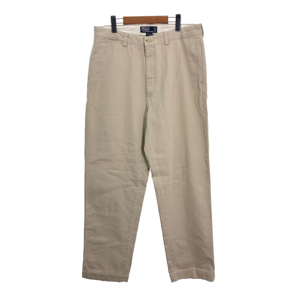 Polo by Ralph Lauren ポロ ラルフローレン チノパンツ ポロチノ ベージュ (メンズ W35 L32) 中古 古着 S7418
