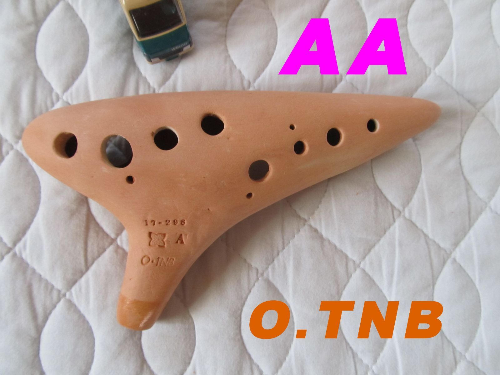 オカリナＯ.ＴＮＢ４本セット◆手作り陶製◆ＡＡからＳＳＥ♭までのお好きな調を4本 オカリナ O.TNB 4本セット販売 AAからSSE♭の中でお好き