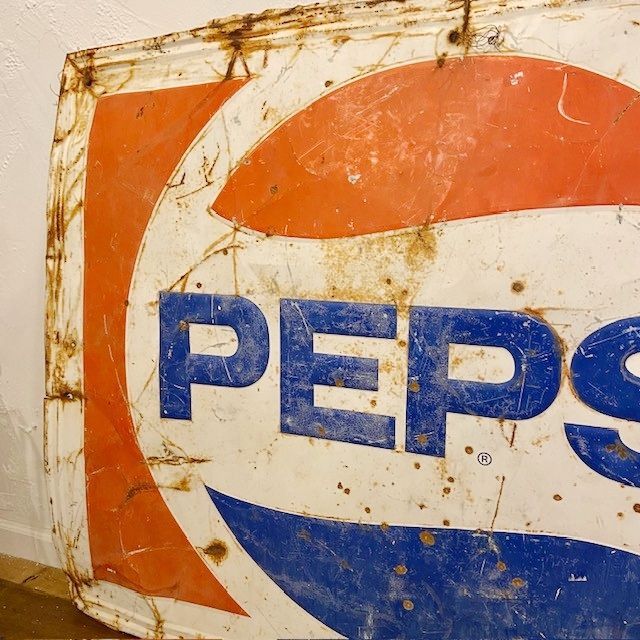 70’s ペプシコーラ　シェルフ　ボックス　USA ストアディスプレイ　看板 70's ペプシコーラ シェルフ ボックス USA ストアディスプレイ