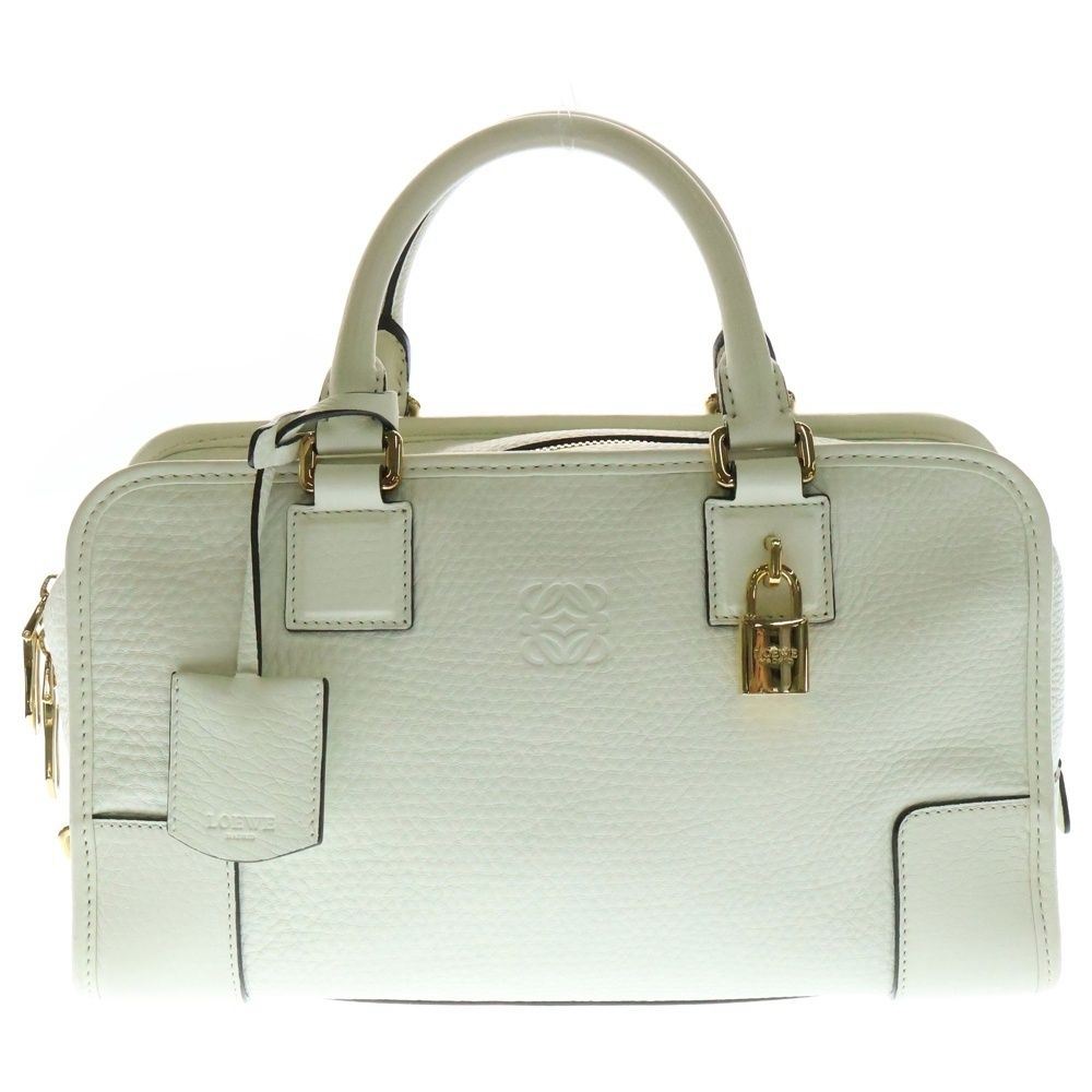 【新品未使用】希少 LOEWE カードケース シルバー ゴールド アマソナ ロエベアマソナ28 ベージュ シルバー金具 レディース レザー