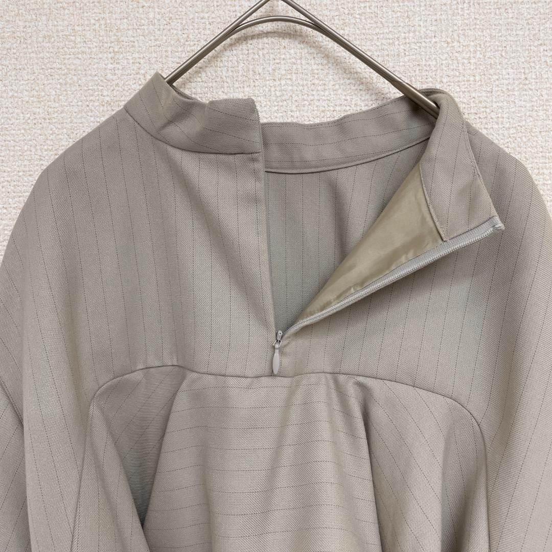 ADORE アドーア ブラウス バックリボン レイヤード ハイネック フリル 