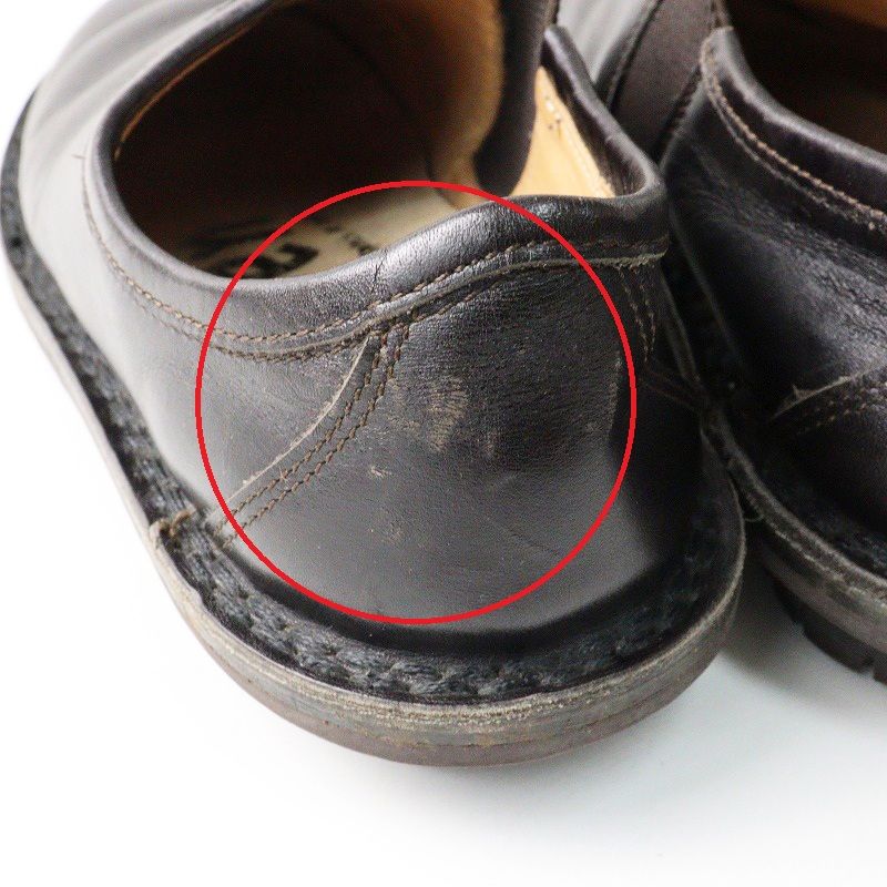 トリッペン trippen yen イェン レザー スリッポン ｜ブラック シューズ トラックソール ローカット 2400014605358 KIN-KAAI_COM