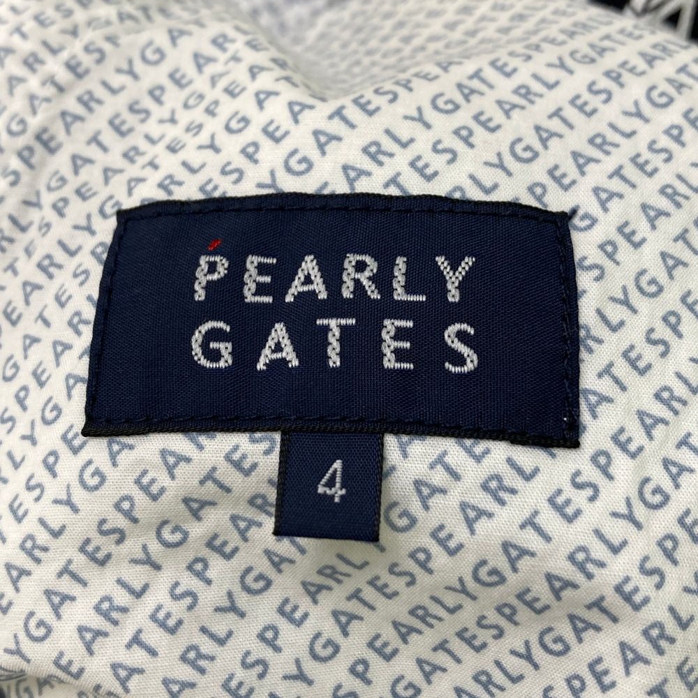 サイズ：4 PEARLY GATES パーリーゲイツ ストレッチロングパンツ ロゴ