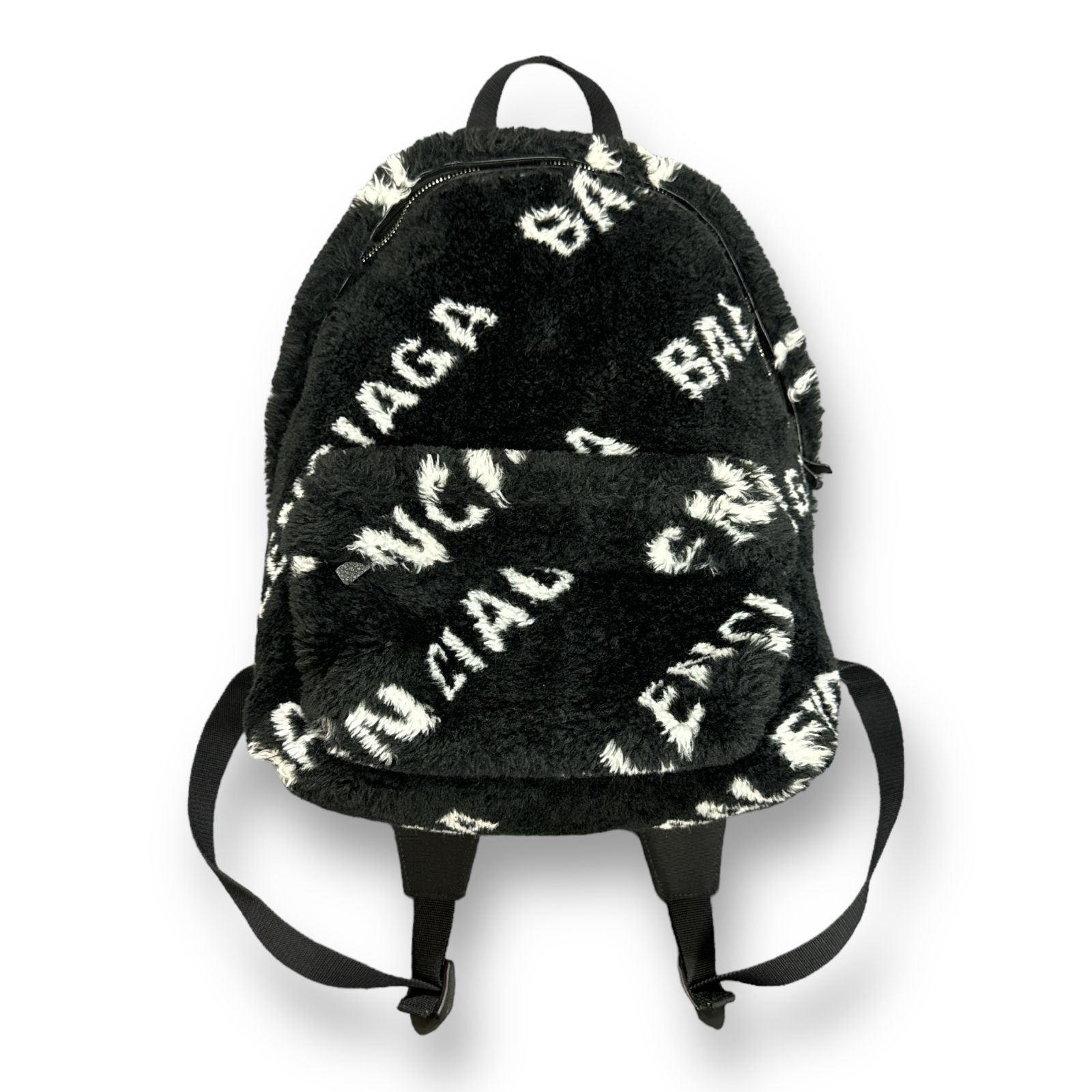 BALENCIAGA エブリデイロゴ ファーバックパック リュック BALENCIAGA エブリデイロゴ ファーバックパック リュック