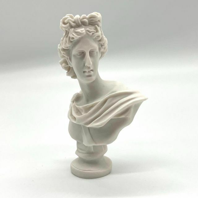 西洋彫刻　石膏　アポロ神　古代ギリシャ　オブジェ　置物　アンティーク 楽天市場】アポロ / 古代ギリシャの太陽と詩 / 石膏像 デッサン