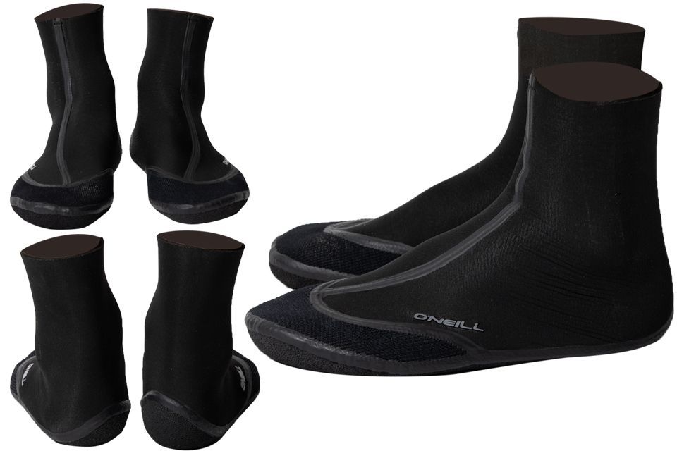 オニール O NEILL サーフブーツ アラジンソックスブーツ ALADDIN SOCKS BOOTS AFW-100 A 3 保温 夏 ウェットスーツはbewetセミドライ 防寒 代用 防水 ウェットスーツサーフィンの評価ローカル 波情報 履き方 生地